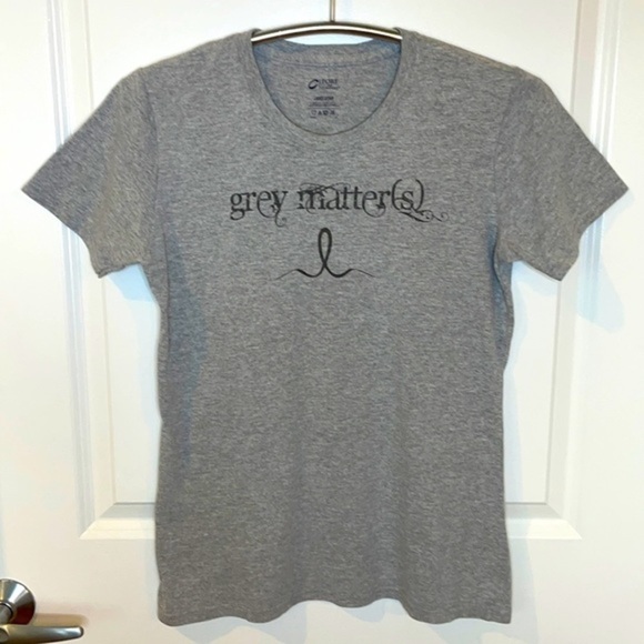 PORT and COMPANY | Women’s “Grey Matters” Gray Colored Shirt Size Small - Picture 1 of 6